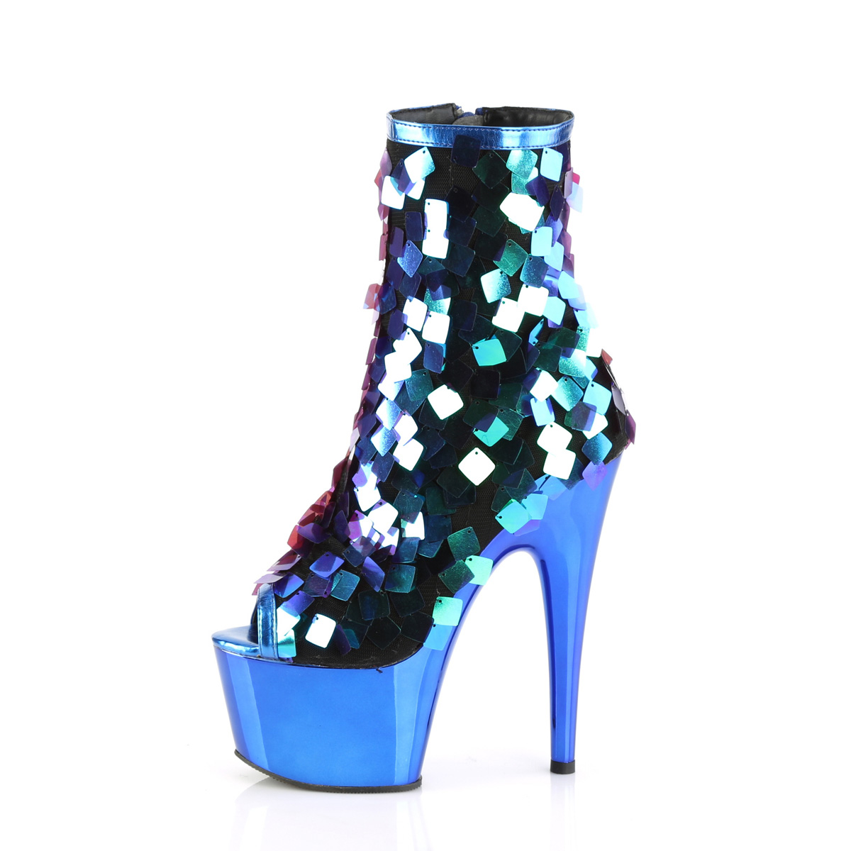 Foto 2 | Botas Pleaser Adore-1031ssq Gn-blu/ch color Azul para Mujer
