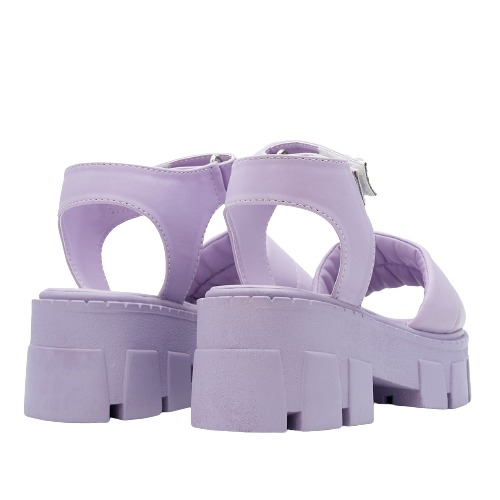 Foto 3 | Sandalia Con Plataforma Zenda Shoes Color Lila Para Mujer