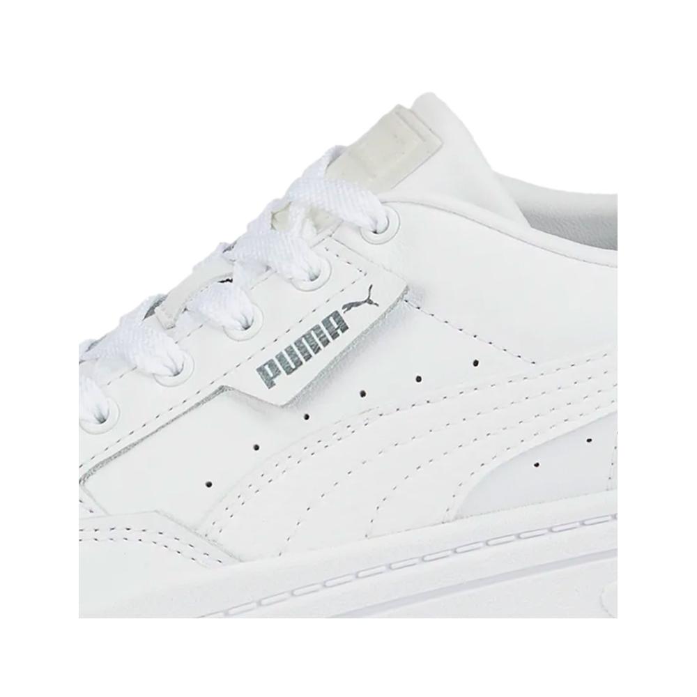 Foto 3 | Tenis Puma Mayze Stack Plataforma Blancos para Mujer