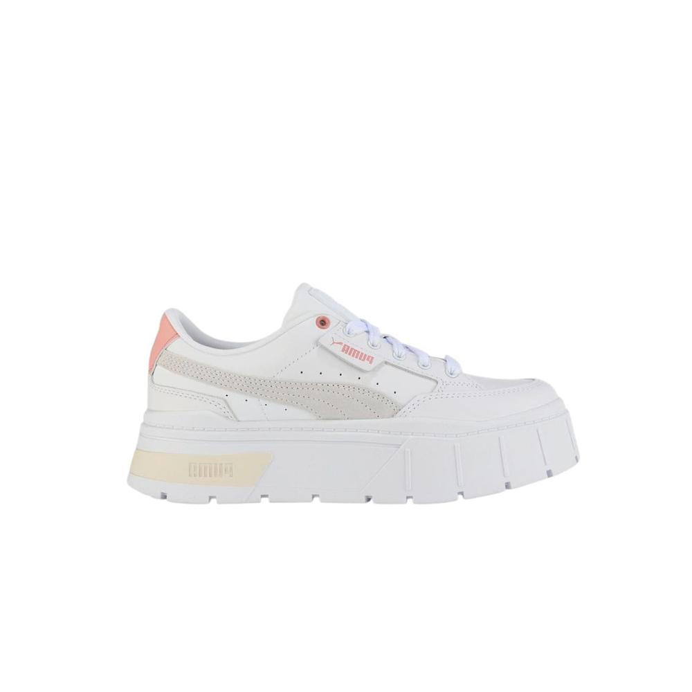 Foto 2 pulgar | Tenis Puma Mayze Stack Casual color Blanco para Mujer