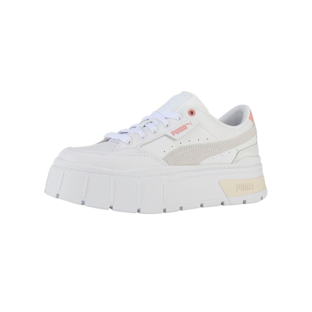 Foto 4 pulgar | Tenis Puma Mayze Stack Casual color Blanco para Mujer