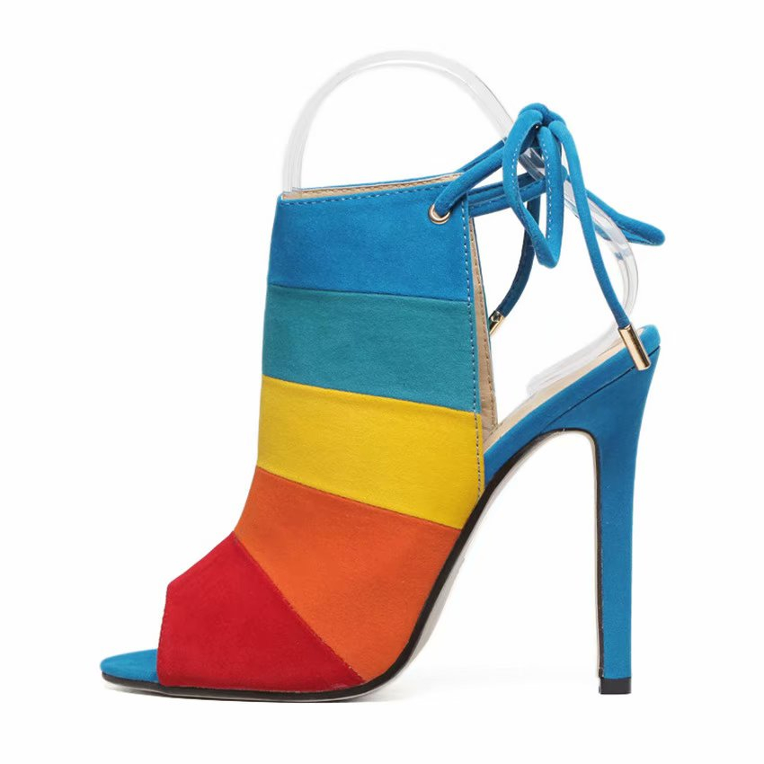 Foto 2 pulgar | Venta Internacional - Tacones Altos Elegantes Azul para Mujer