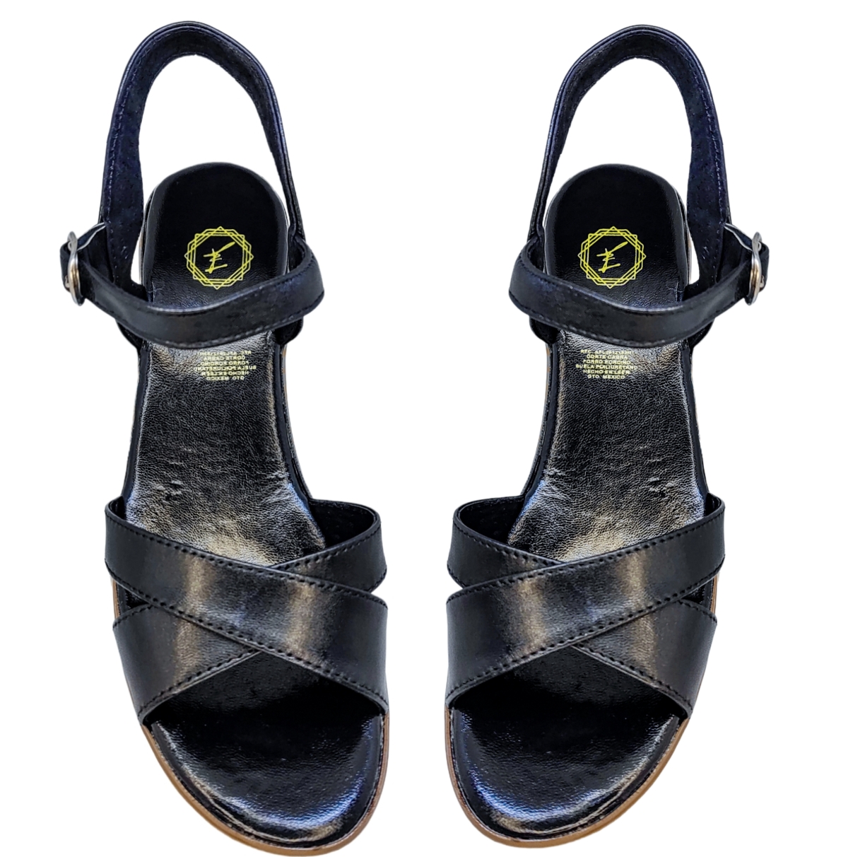 Foto 6 pulgar | Sandalias de Piel con Plataforma Enco Footwear MD114-01 Negras