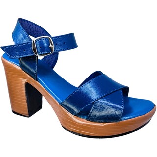 Foto 1 | Sandalias de Piel con Plataforma Enco Footwear MD114-01 Azul