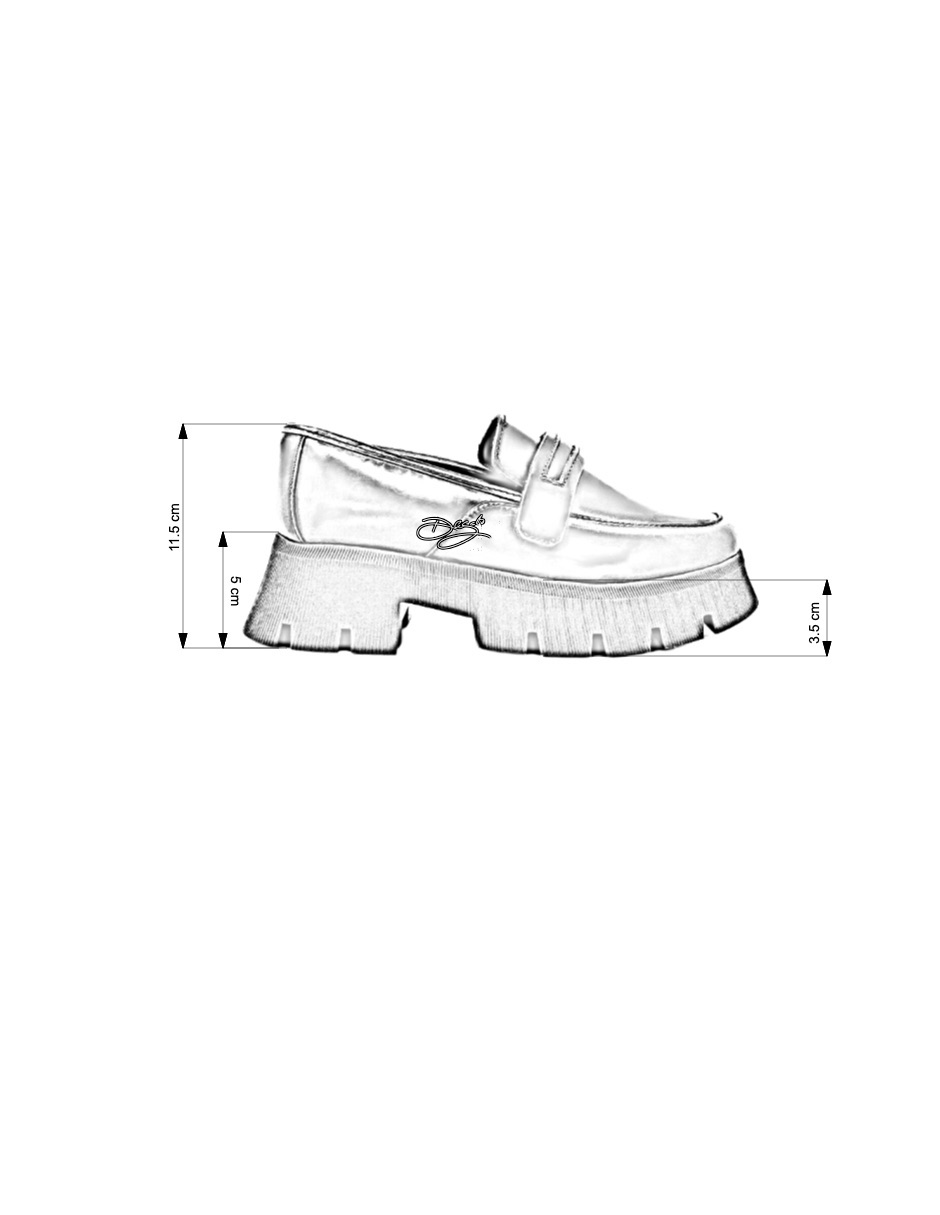 Foto 8 pulgar | Mocasín Penny Loafer Chunky Dasalo en Piel Vacuno Café para Mujer