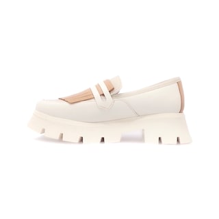 Foto 4 | Mocasín Penny Loafer Chunky Dasalo en Piel Vacuna Café para Mujer