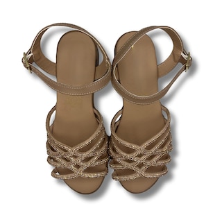 Foto 1 | Sandalias con Tacón Zenda Shoes para Mujer