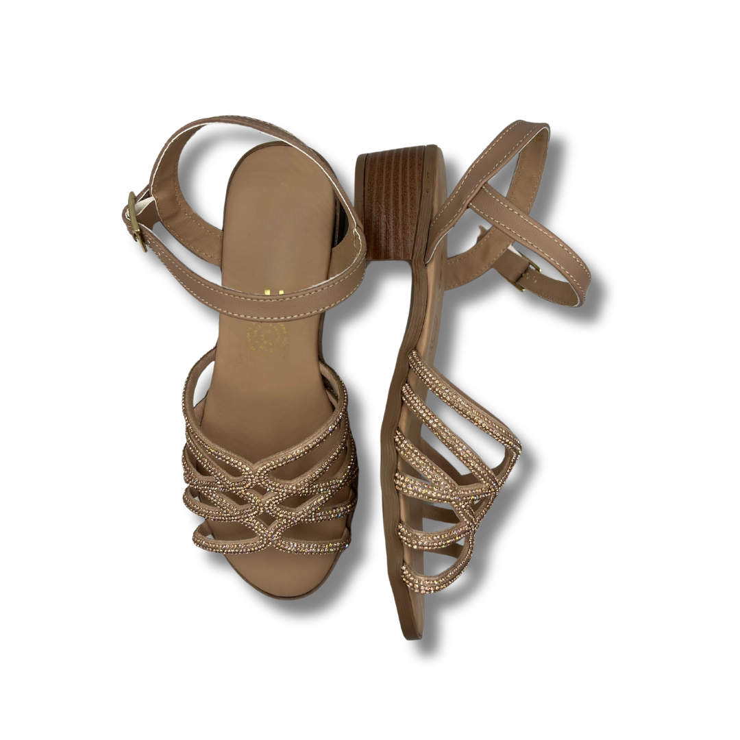 Foto 2 | Sandalias con Tacón Zenda Shoes para Mujer