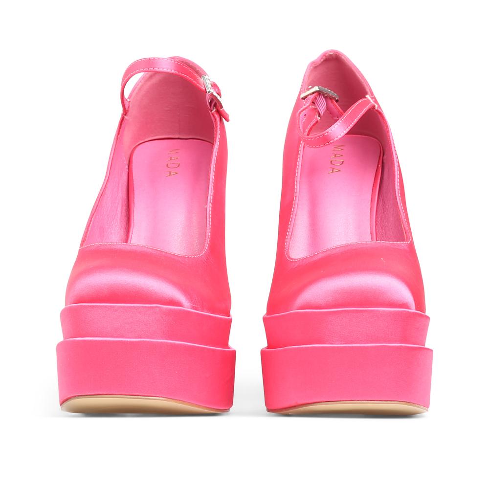 Foto 4 pulgar | Zapatilla Mada Stella Fucsia para Mujer