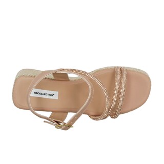 Foto 5 | Sandalias Con Plataformas Color Beige Para Mujer De Rbcollection