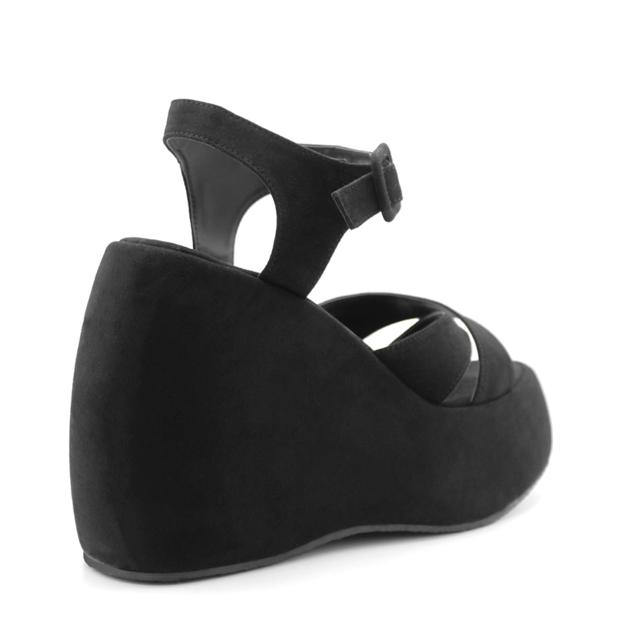 Foto 4 pulgar | Sandalias Con Plataformas Color Negro Para Mujer De Rbcollection