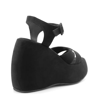 Foto 3 | Sandalias Con Plataformas Color Negro Para Mujer De Rbcollection