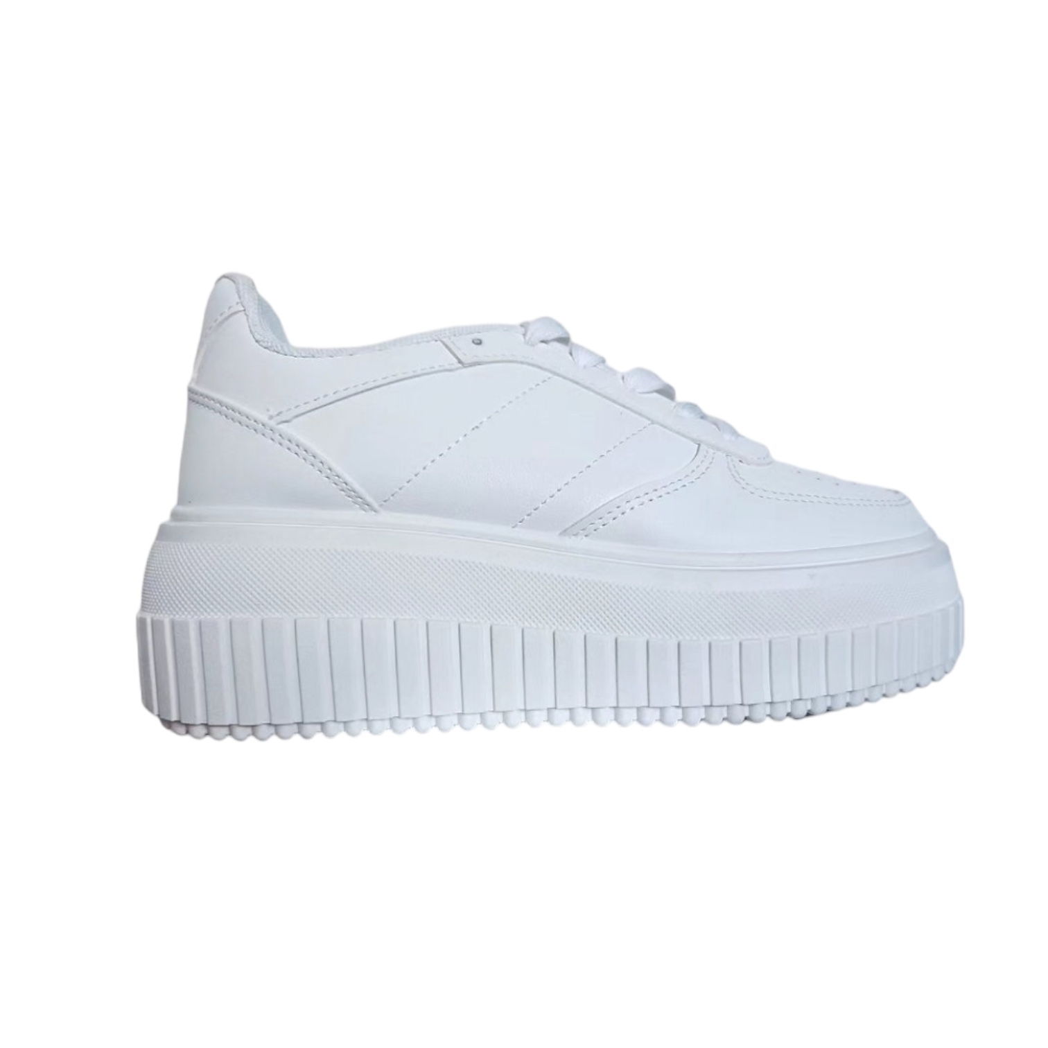 Foto 2 pulgar | Tenis Casuales Blanco Plataforma Belovely