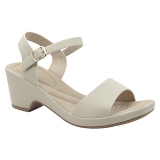 Foto 1 | Sandalia Con Tacón Exterior Piel Vegana Color Late Para Mujer De Rbcollection