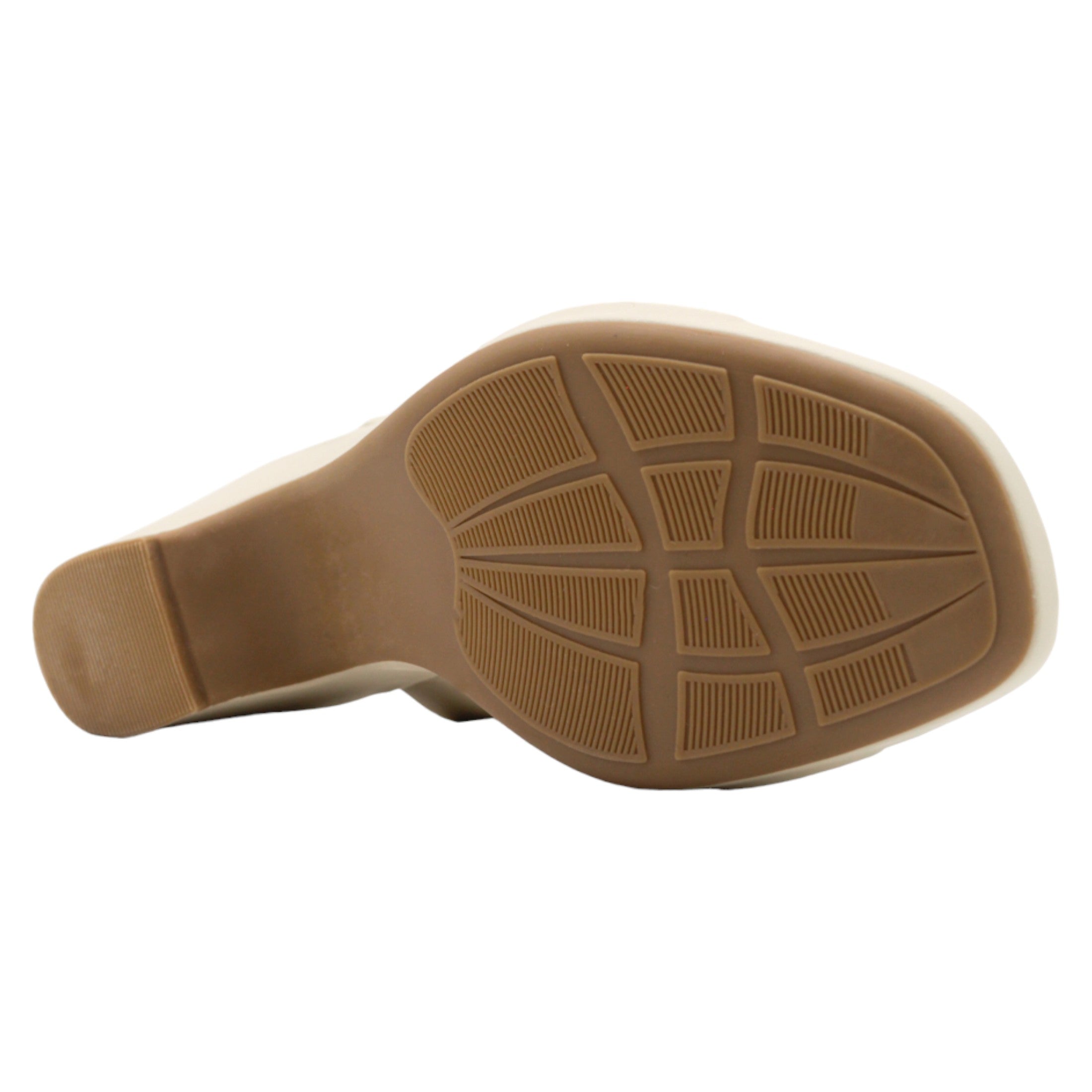 Foto 4 pulgar | Sandalia Con Tacón Exterior Piel Vegana Color Late Para Mujer De Rbcollection