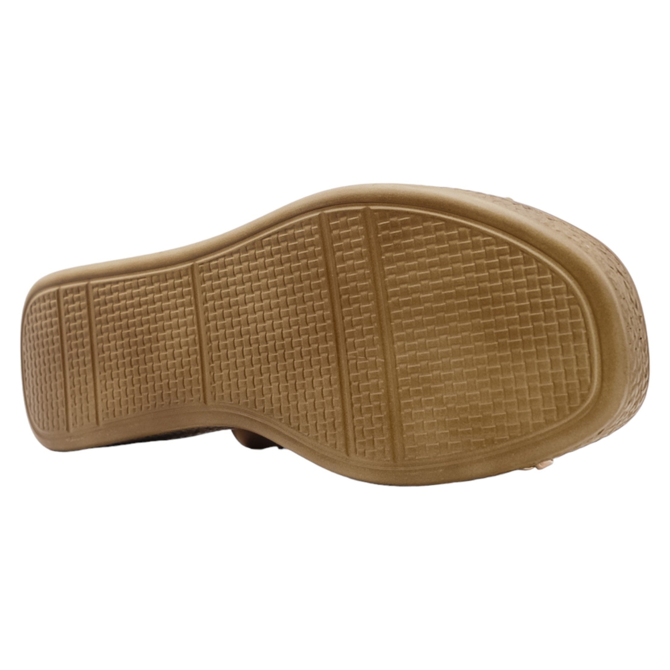Foto 4 pulgar | Sandalias Con Plataforma Exterior Piel Vegana Color Café Para Mujer De Rbcollection