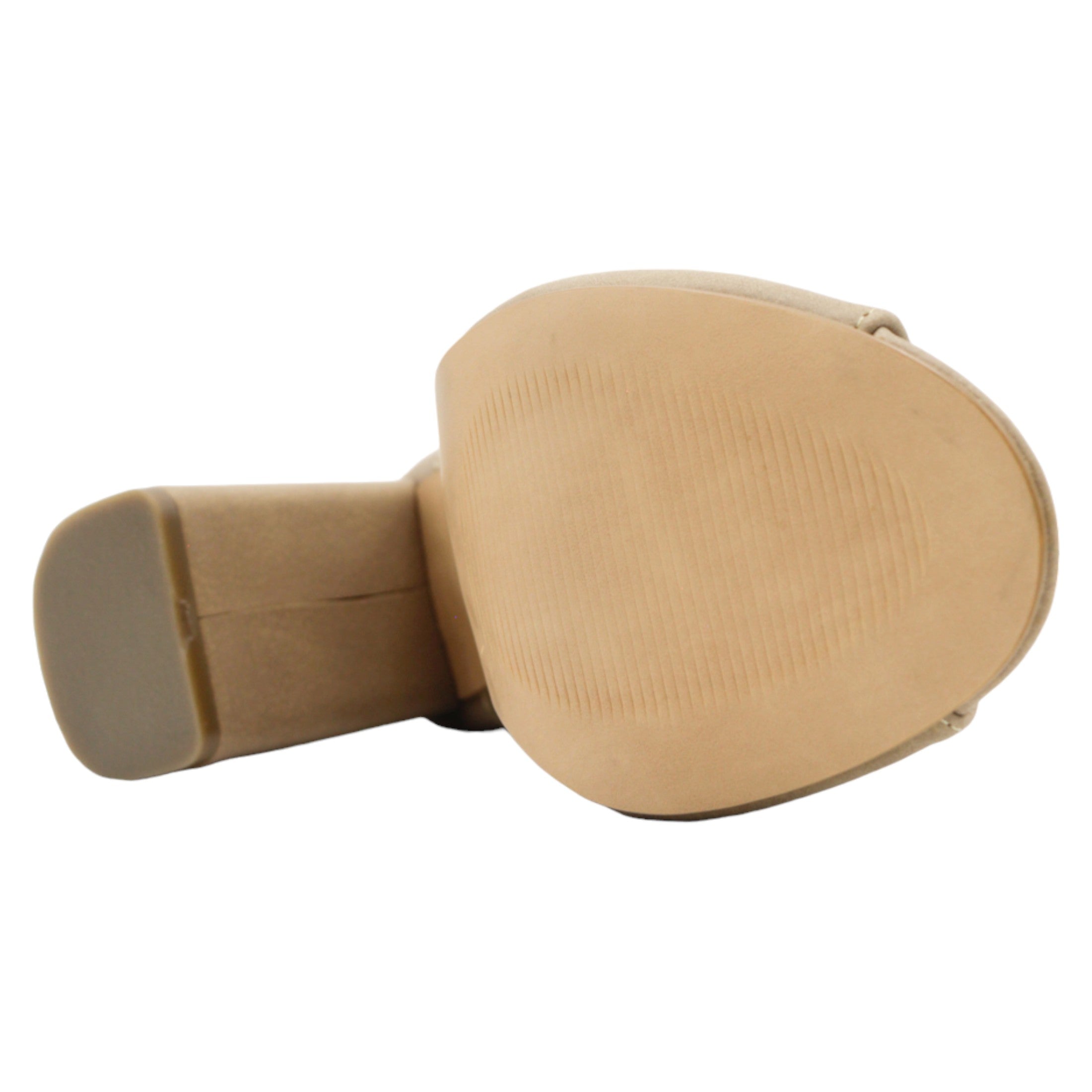 Foto 4 pulgar | Sandalia Con Tacón Exterior Gamuza Color Café Para Mujer De Rbcollection