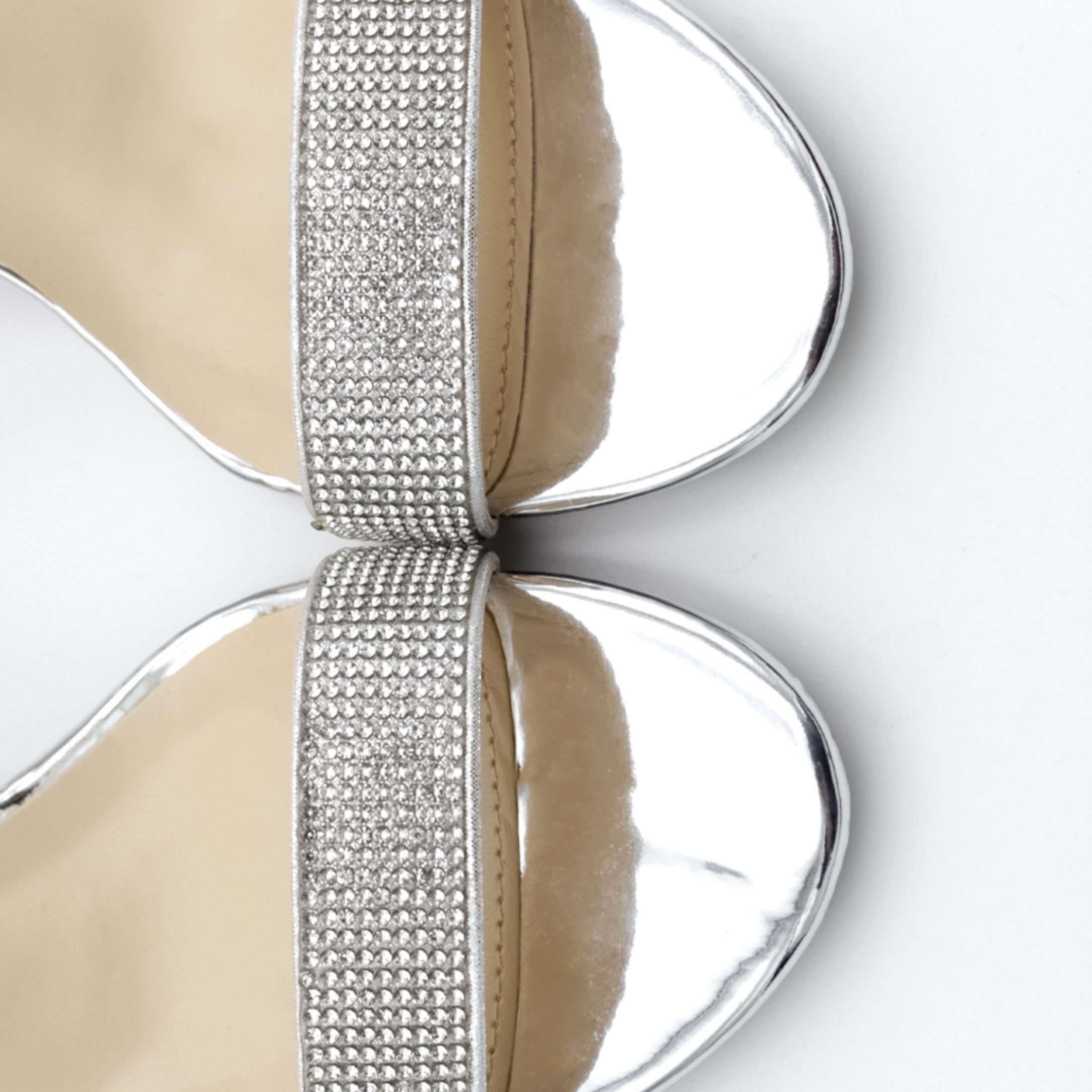 Foto 4 | Sandalia Con Tacón Exterior Sintético Color Plata Para Mujer De Rbcollection