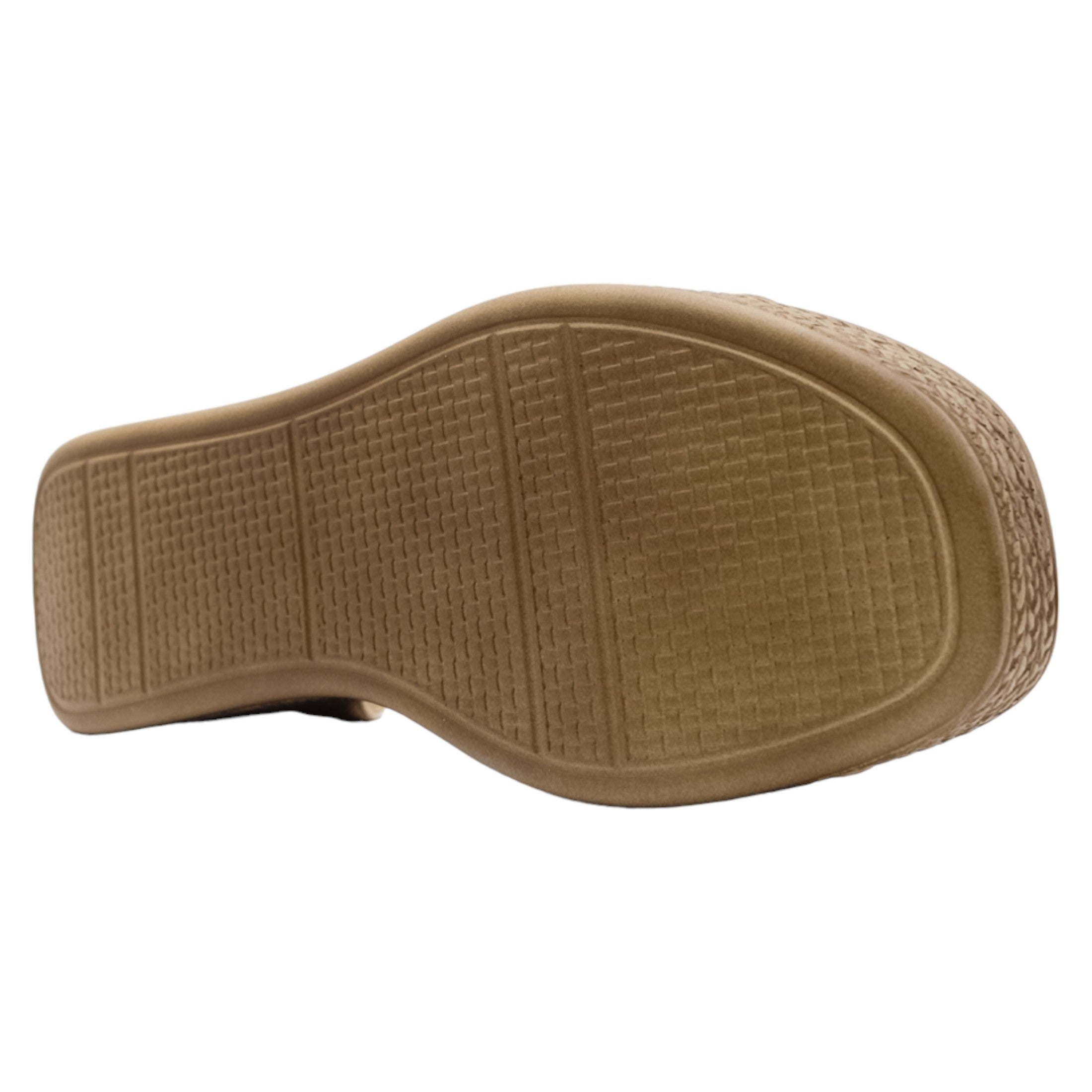 Foto 4 pulgar | Sandalias Con Plataforma Exterior Piel Vegana Color Beige Para Mujer De Rbcollection