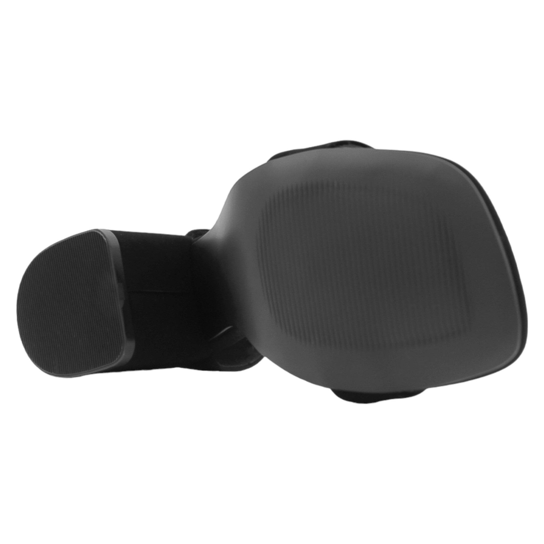 Foto 4 pulgar | Sandalia Con Tacón Exterior Gamuza Sintética Color Negro Para Mujer De Rbcollection