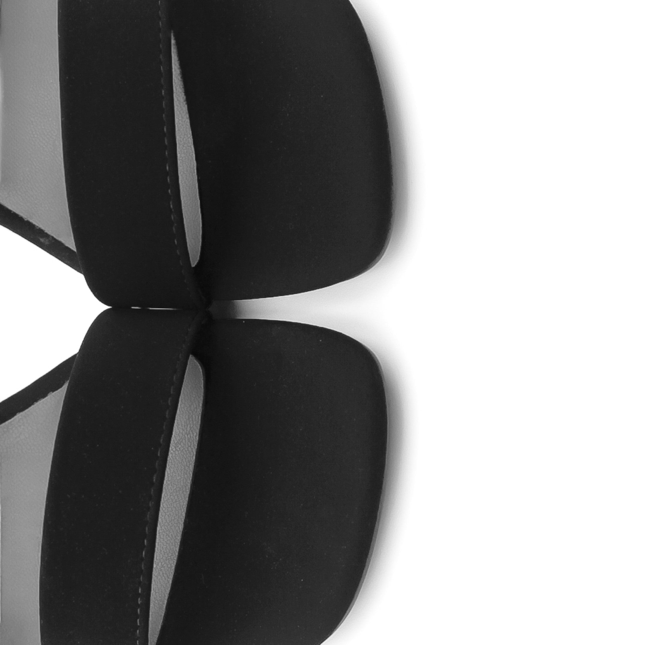 Foto 5 pulgar | Sandalia Con Tacón Exterior Gamuza Sintética Color Negro Para Mujer De Rbcollection