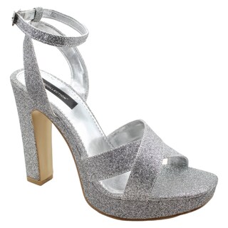 Foto 1 | Sandalia Con Tacón Exterior Sintético Color Gris Para Mujer De Rbcollection