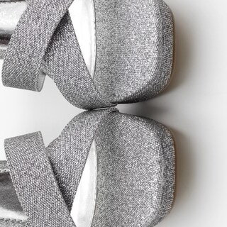 Foto 4 | Sandalia Con Tacón Exterior Sintético Color Gris Para Mujer De Rbcollection