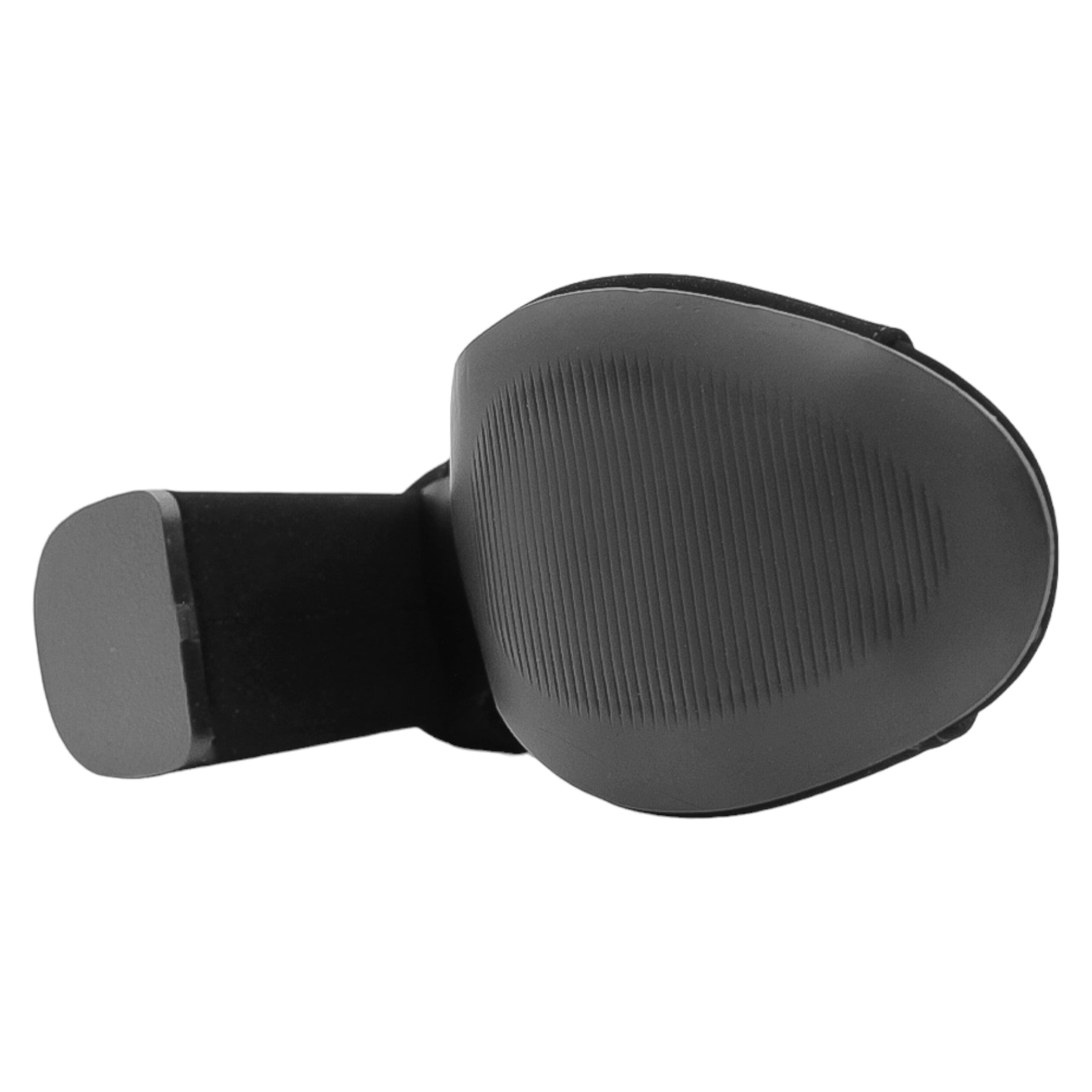 Foto 4 pulgar | Sandalia Con Tacón Exterior Gamuza Color Negro Para Mujer De Rbcollection