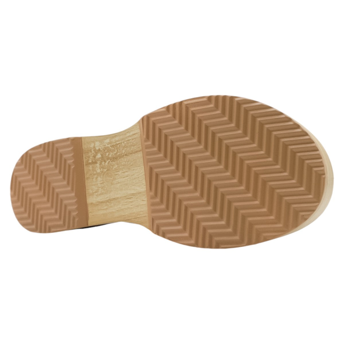 Foto 5 pulgar | Sandalias Rbcollection con Plataforma Exterior Piel Vegana Café para Mujer