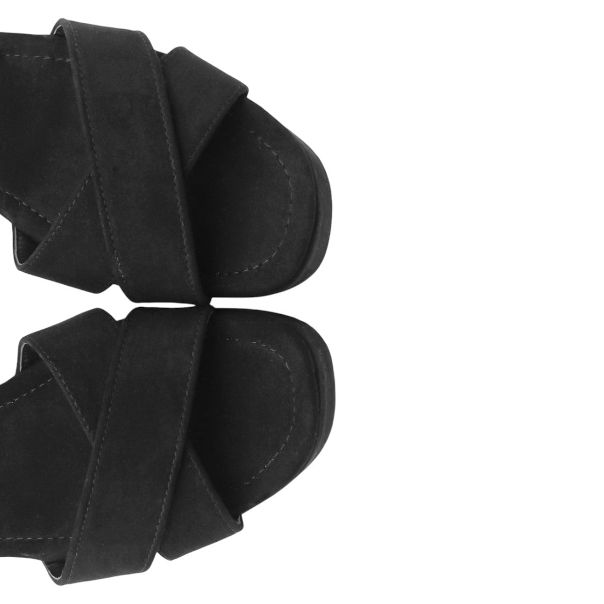 Foto 6 pulgar | Sandalias Con Plataforma Rbbasics Exterior Gamuza Sintética Negro Para Mujer