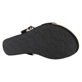 Foto 3 | Sandalias con Plataforma Rbbasics Exterior Gamuza Sintética Negro Para Mujer