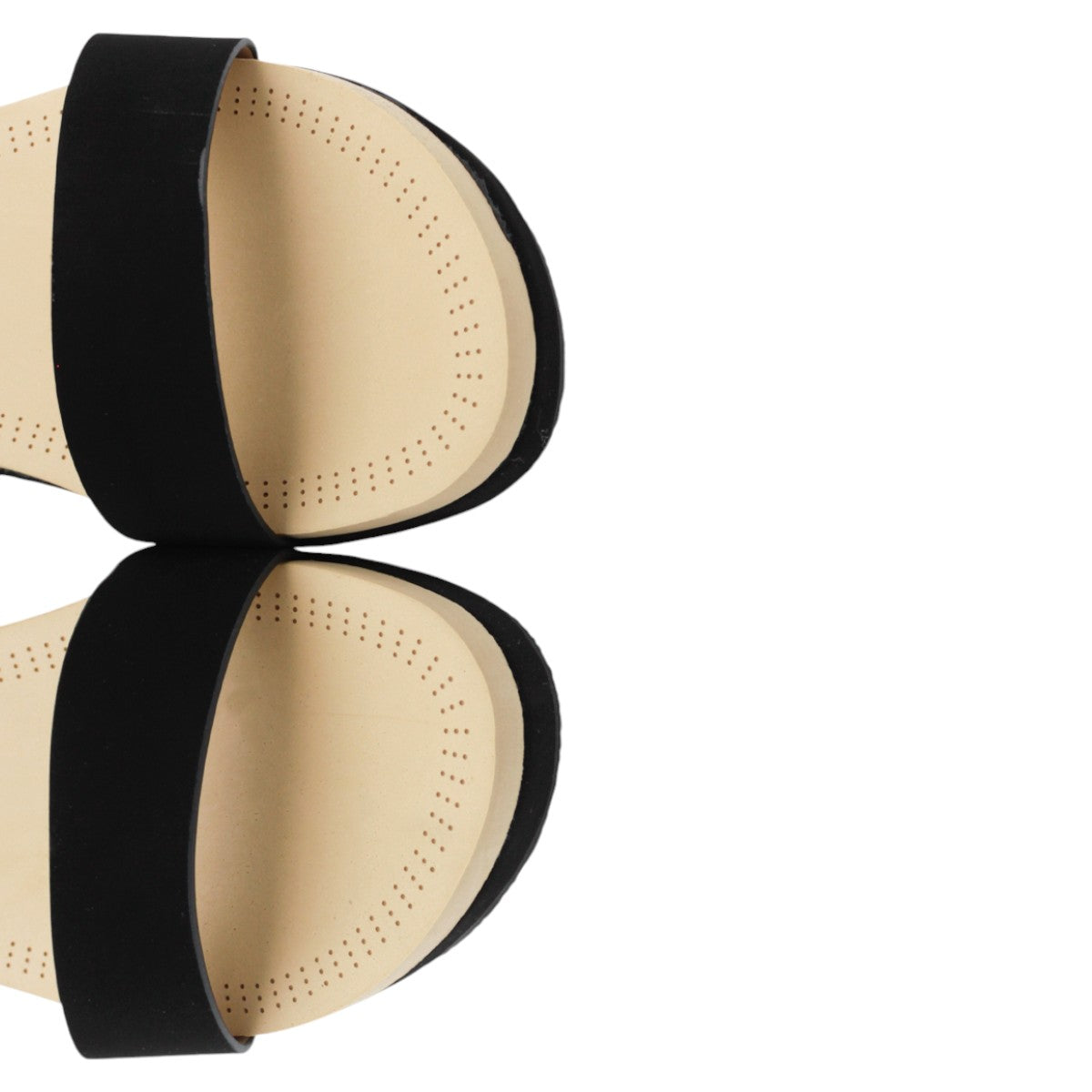 Foto 5 pulgar | Sandalias con Plataforma Rbbasics Exterior Gamuza Sintética Negro Para Mujer