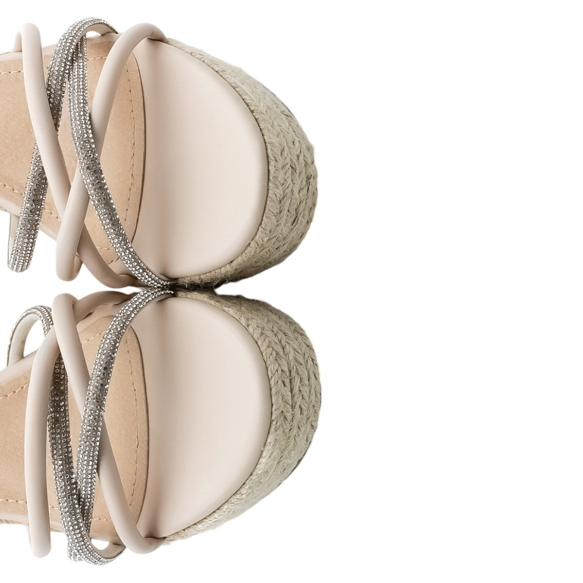 Foto 5 | Sandalias Rbcollection con Plataforma Exterior Sintético Beige para Mujer