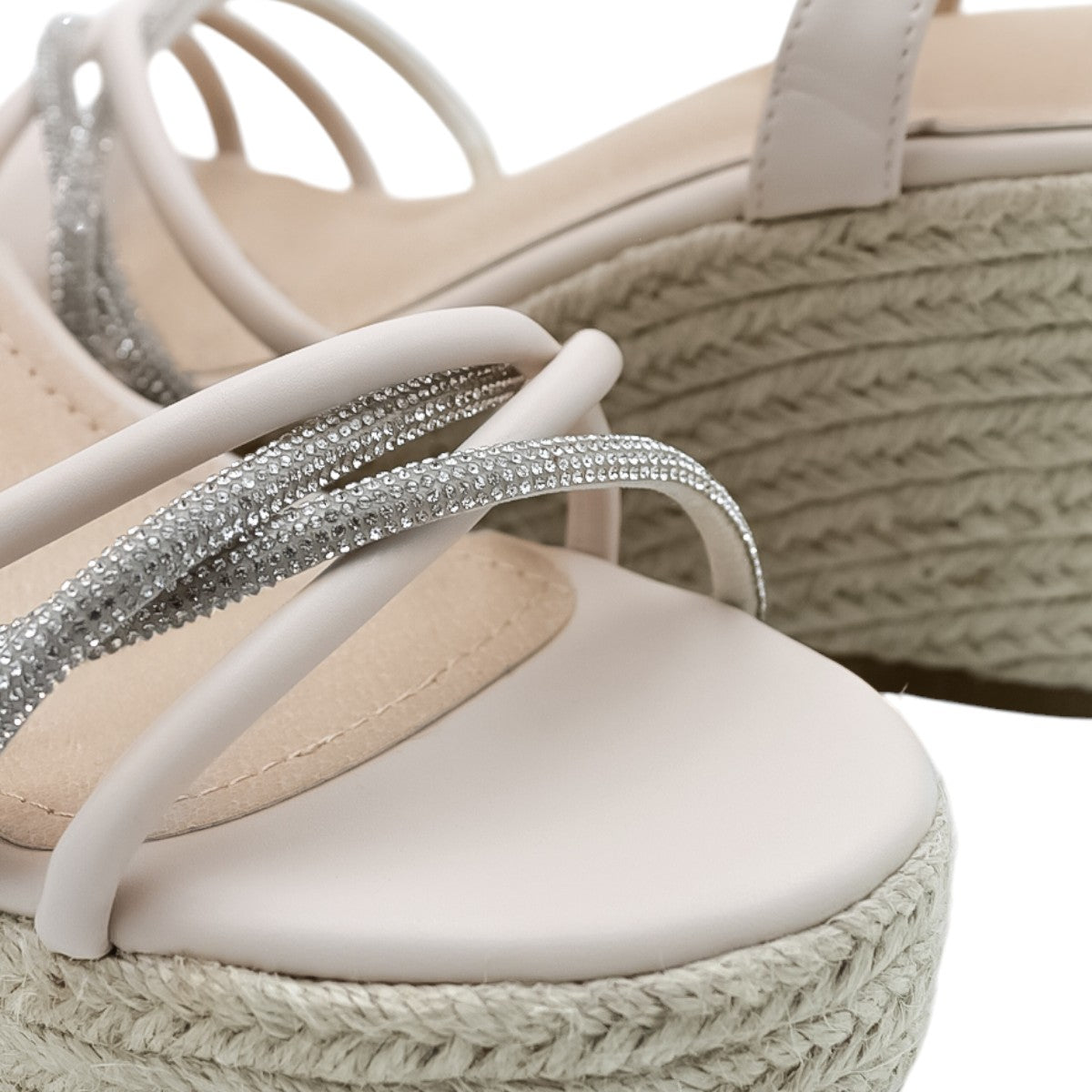 Foto 7 pulgar | Sandalias Rbcollection con Plataforma Exterior Sintético Beige para Mujer