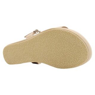 Foto 3 | Sandalias Con Plataforma Rbbasics Exterior Piel Vegana Beige Para Mujer