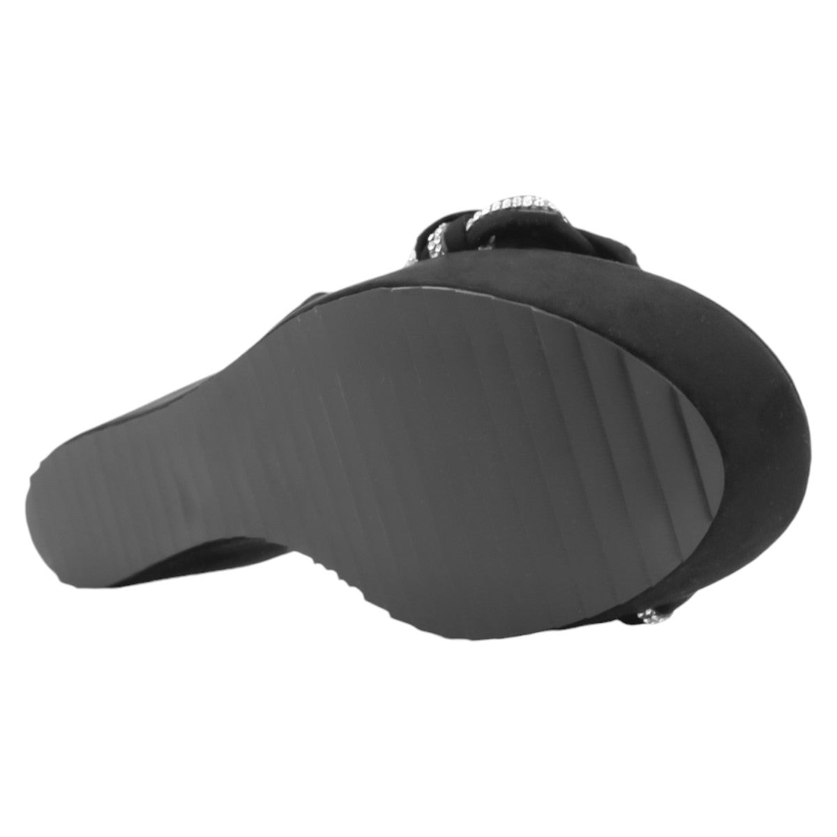 Foto 5 pulgar | Sandalias Con Plataforma Rbbasics Exterior Gamuza Sintética Negro Para Mujer