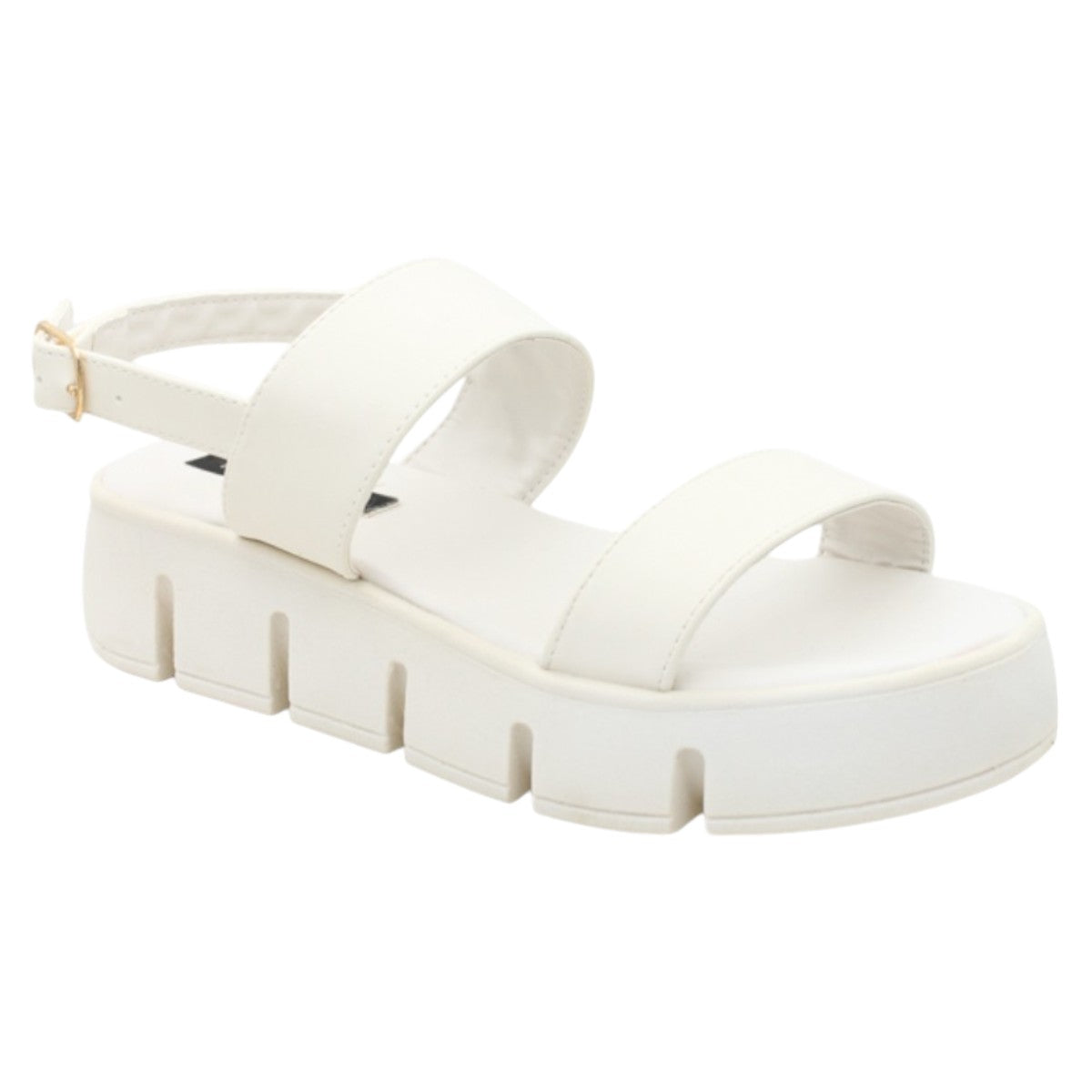 Foto 2 pulgar | Sandalias con Plataforma Rbcollection Exterior Piel Vegana Late Para Mujer