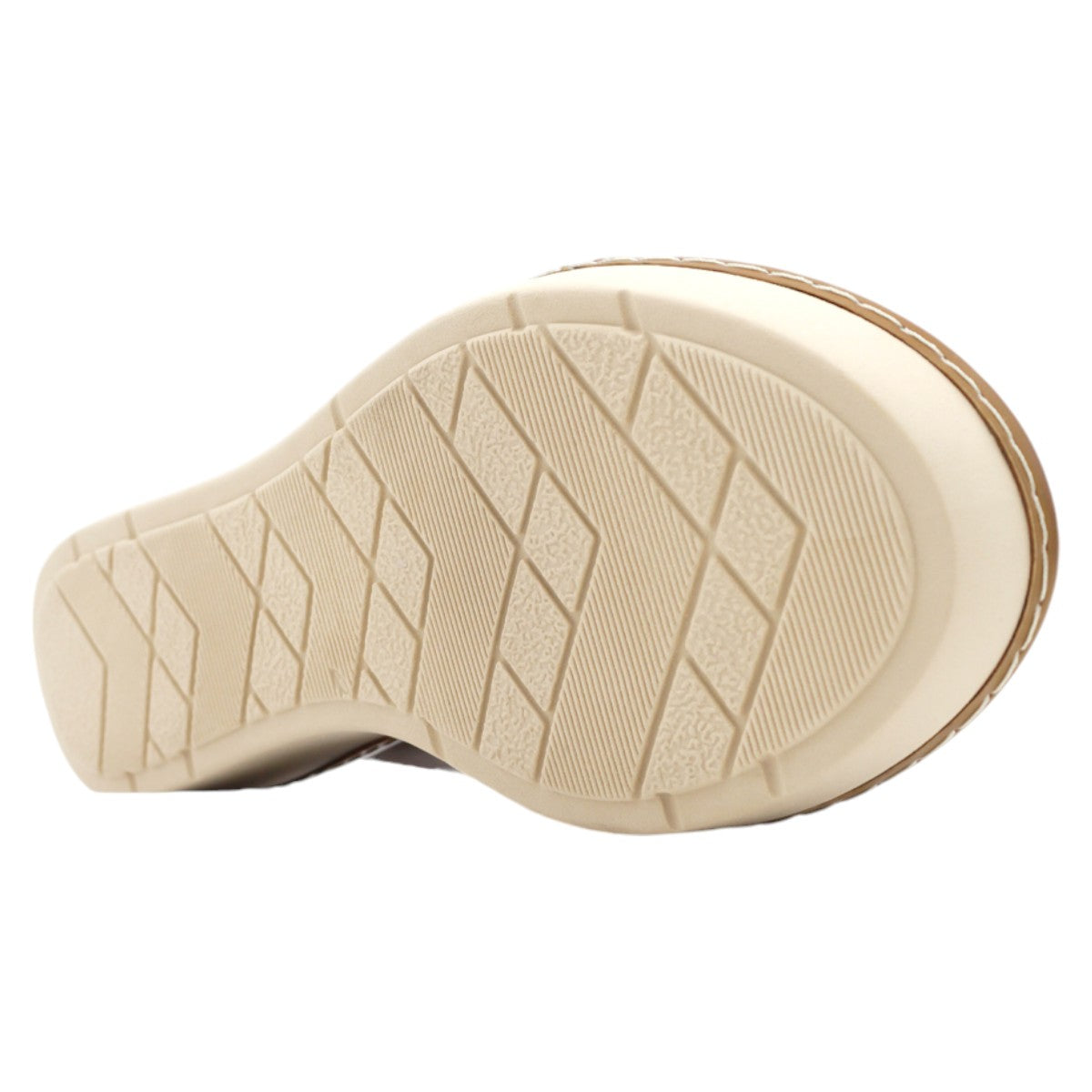 Foto 4 pulgar | Sandalias Con Plataforma Rbcollection Exterior Piel Vegana Color Café Para Mujer