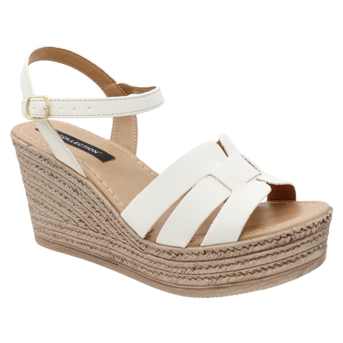 Foto 2 pulgar | Sandalias Rbcollection con Plataforma Exterior Piel Vegana Late para Mujer