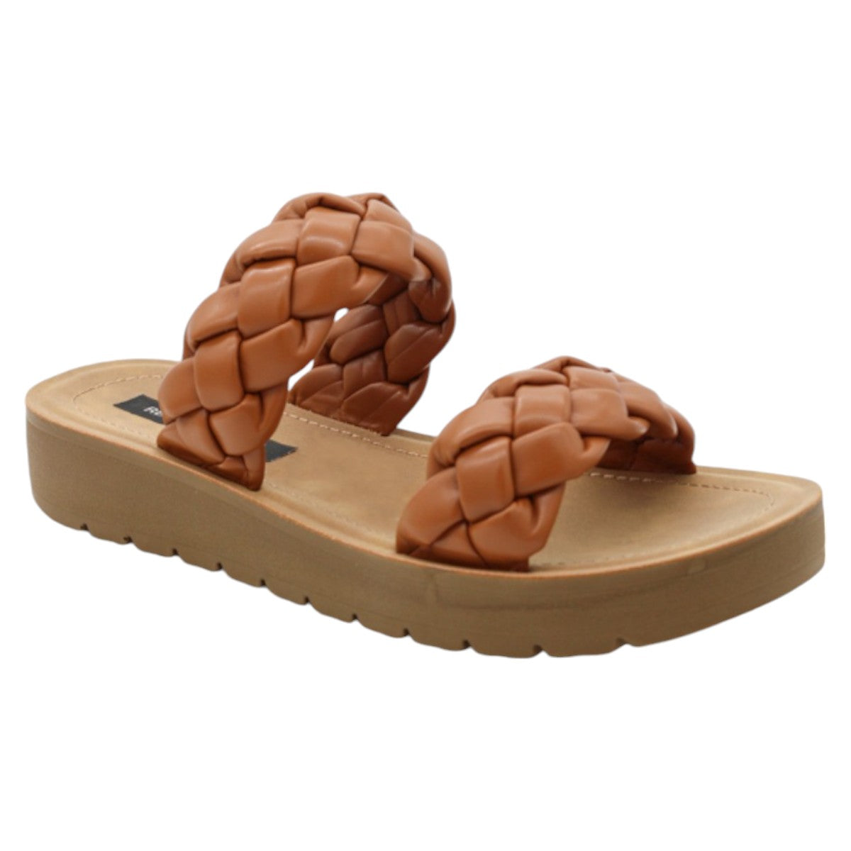 Foto 2 pulgar | Sandalias Con Plataforma Rbcollection Exterior Sintético Café Para Mujer