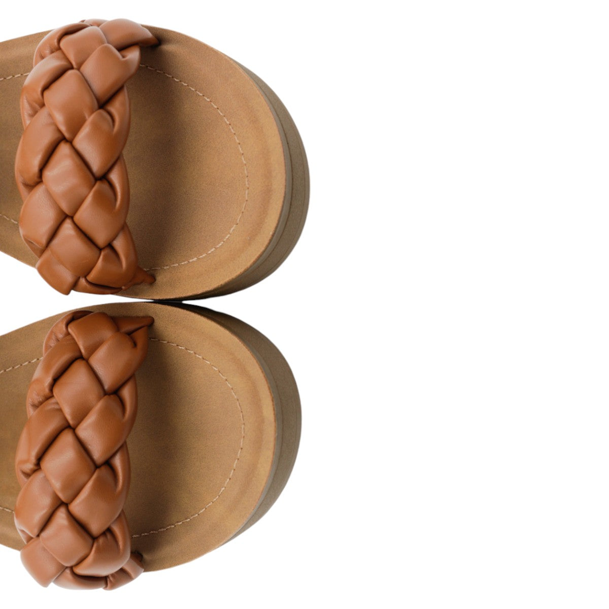 Foto 6 pulgar | Sandalias Con Plataforma Rbcollection Exterior Sintético Café Para Mujer