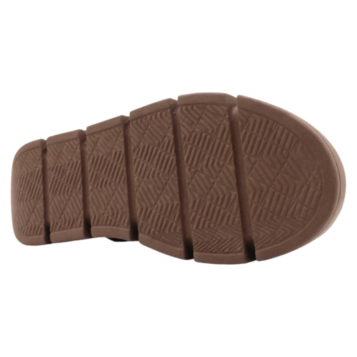 Foto 4 pulgar | Sandalias Con Plataforma Rbbasics Exterior Piel Vegana Café Para Mujer
