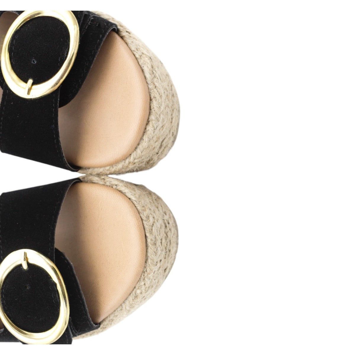 Foto 6 pulgar | Sandalias con Plataforma Rbcollection Exterior Gamuza Negro Para Mujer