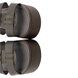 Foto 5 | Sandalias Con Plataforma Rbbasics Exterior Piel Vegana Café Para Mujer