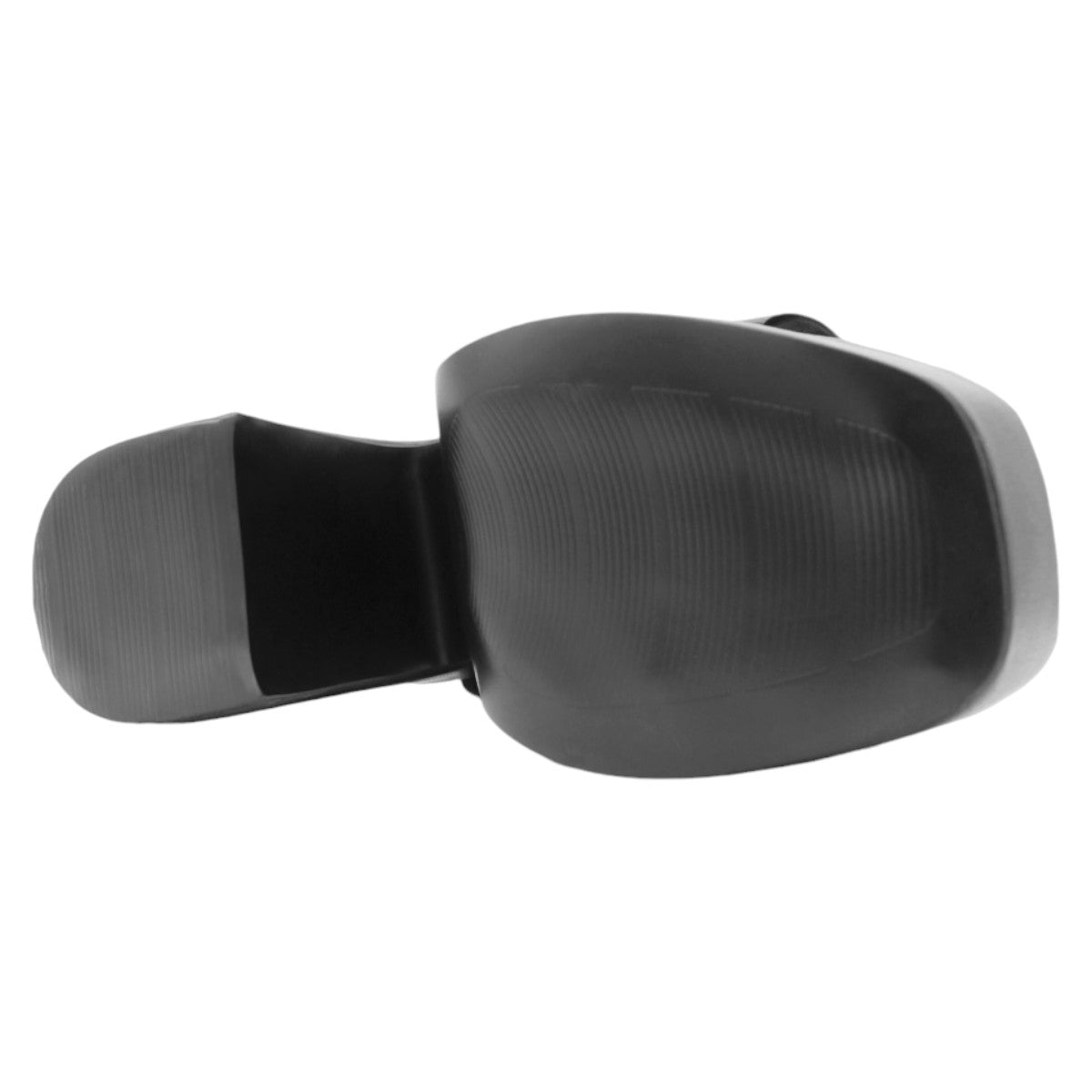 Foto 5 pulgar | Sandalia Con Tacón Rbbasics Exterior Piel Vegana Negro Para Mujer