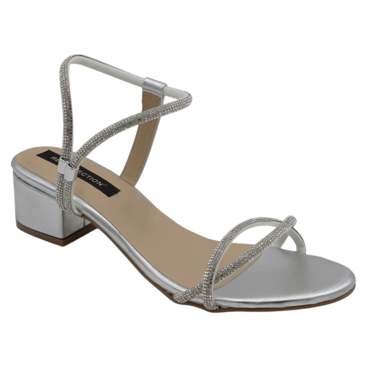 Sandalias de Tacón Rbcollection Plata para Mujer