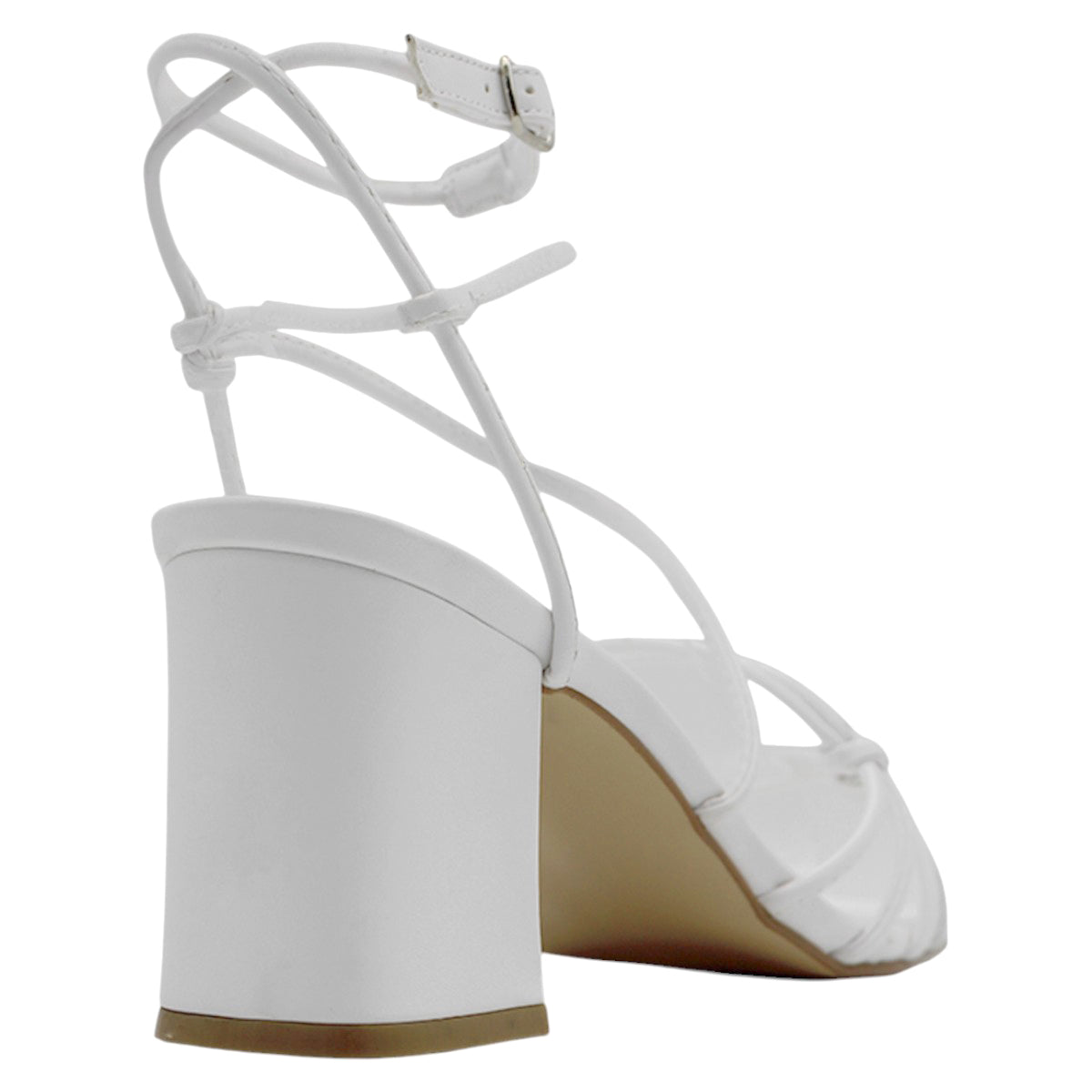 Foto 3 | Sandalias de Tacón Rbcollection Piel Vegana para Mujer