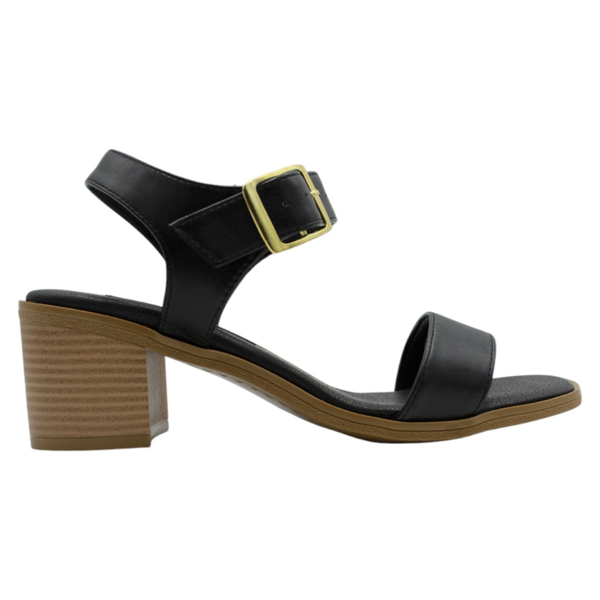 Foto 2 | Sandalia de Tacón Rbcollection Piel Vegana para Mujer