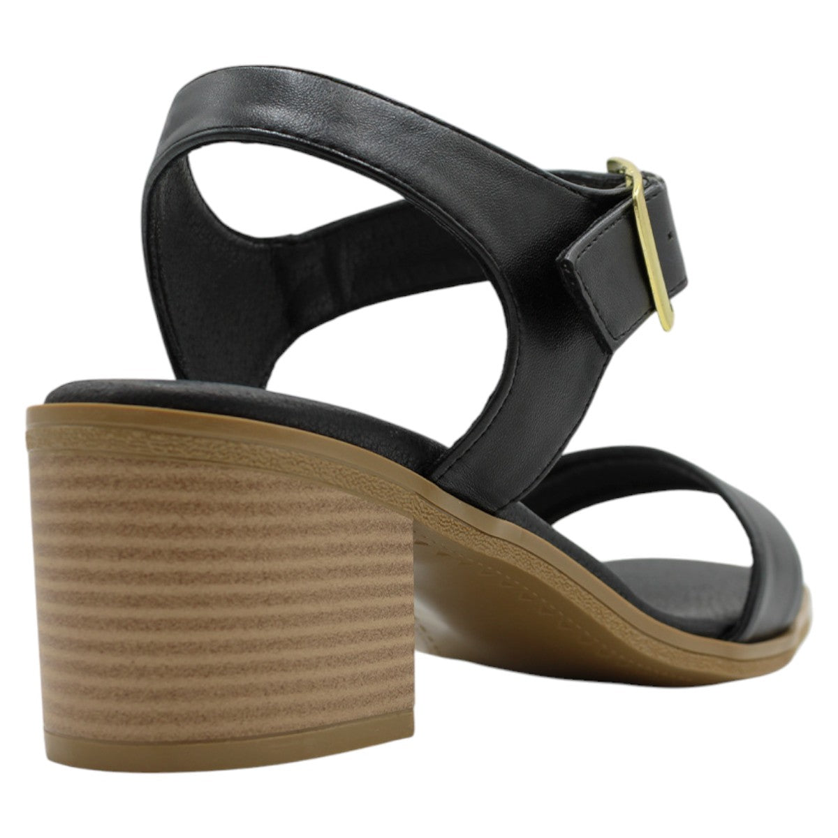 Foto 3 | Sandalia de Tacón Rbcollection Piel Vegana para Mujer