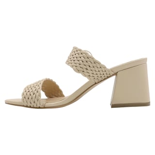 Foto 4 | Sandalia con Tacón Rbcollection Beige para Mujer